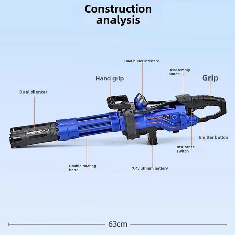 Mega Fuzil de Gel Totalmente Automático